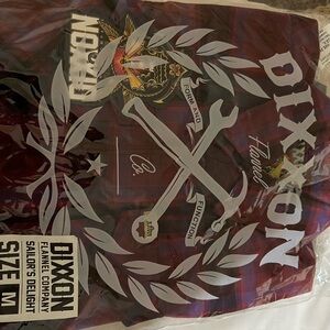 Dixxon Sailor’s Delight Men's Flannel Shirt - Red Plaid